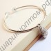 Браслет rhinestone heart cutout carved